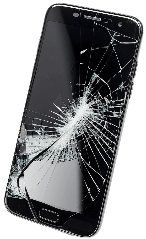 image of broken phone